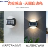 NEWDAYS brand cross-border new ledled integrated solar moon wall lamp, outdoor waterproof garden lamp, home ambient lighting decorative lamp solar street lamp details Picture